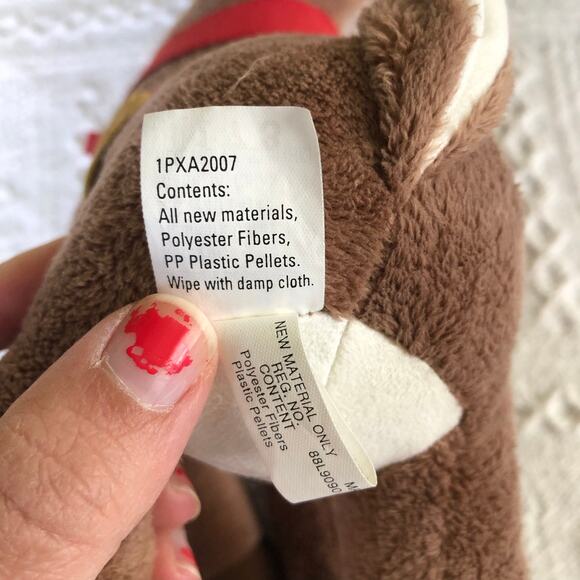 Hallmark Polar Express Reindeer Plush 13.5" Bell Harness Christmas Décor - Picture 9 of 13